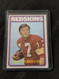 1972 Topps #18 Bill Kilmer Vintage Football Card Washington Redskins