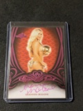 Shannon Malone Autograph Bench Warmer 2015 pink foil #rb-sm