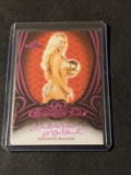Shannon Malone Autograph Bench Warmer 2015 pink foil #rb-sm