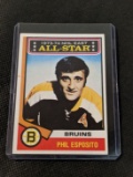 1970-71 Topps # 129 - PHIL ESPOSITO, Bruins NHL EAST ALL star