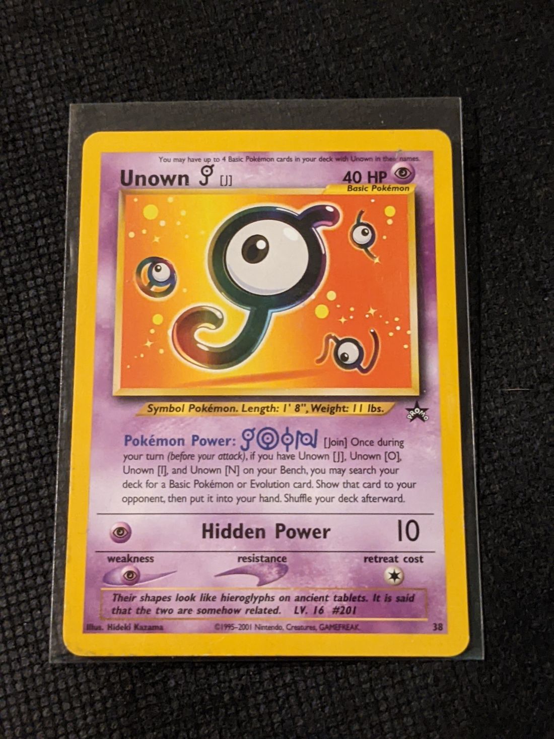 Unown 1995-2001 Pokemon card #201 | Proxibid