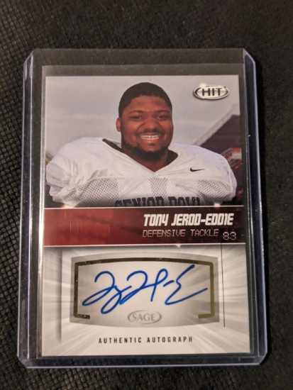 2012 SAGE Hit Auto Tony Jerod-Eddie #A27 Auto