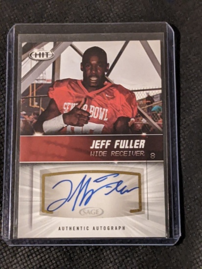 2012 SAGE HIT Autographs Jeff Fuller Auto Texas A&M Aggies #A9