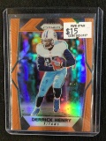 2017 PANINI PRIZM DERRICK HENRY RARE ORANGE PRIZM #'D 185/275 2ND YEAR CARD TITANS BV $$