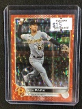 2022 TOPPS #184 HOY PARK ORANGE ICY FOIL BOARD HOLOFOIL ROOKIE CARD RC #'D 156/299 PIRATES