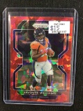 2021 PANINI PRIZM JAVONTE WILLIAMS CRACKED RED ICE PRIZM ROOKIE CARD RC DENVER BRONCOS