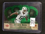 2012 PANINI CROWN ROYALE DEMARIO DAVIS RARE DIE CUT GREEN ROOKIE CARD RC #D TO 49 NY JETS