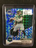 2021 PANINI MOSAIC ZACH WILSON REACTIVE BLUE MOSAIC PRIZM ROOKIE CARD RC NEW YORK JETS