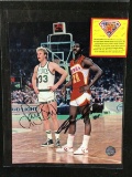 AUTHENTIC LARRY BIRD & DOMINIQUE WILKINS AUTOGRAPH SIGNED 8X10 PHOTO SUPER STAR CERTIFICATION