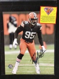 AUTHENTIC MYLES GARRETT AUTOGRAPHED SIGNED 8X10 PHOTO BROWNS SUPER STAR CERTIFICATION COA