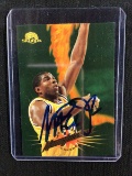 1996-97 SKYBOX MAGIC JOHNSON AUTHENTIC AUTOGRAPH SIGNED CARD LAKERS PRO CERT COA