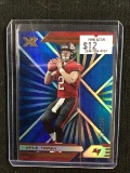 2021 PANINI XR FOOTBALL KYLE TRASK RARE BLUE HOLOFOIL ROOKIE CARD RC #'D 076/199 BUCCANEERS