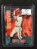 1999 SKYBOX METAL CHIPPER JONES RARE BOYZ WITH THE WOOD 90S INSERT CARD RARE ATLANTA BRAVES