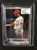 2022 TOPPS CHROME OLIVER ORTEGA AUTOGRAPH SIGNED ROOKIE CARD RC LOS ANGELES ANGELS