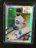 2021 TOPPS CHROME TYSON MILLER AUTOGRAPH SIGNED ROOKIE CARD RC REFRACTOR CUBS #D 448/499