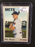 2019 TOPPS HERITAGE PETE ALONSO ROOKIE CARD RC NEW YORK METS BATTING STANCE BV $$