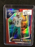 2021 PANINI ROOKIES STARS TUA TAGOVAILOA AIRBORNE RED PRIZM #'D 34/99 MIAMI DOLPHINS