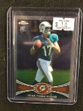 2012 TOPPS CHROME RYAN TANNEHILL ROOKIE CARD RC MIAMI DOLPHINS BV $$