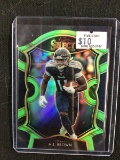 2020 PANINI SELECT A.J. BROWN NEON GREEN DIE CUT PRIZM TITANS