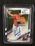 2021 TOPPS CHROME LUIS GARCIA AUTOGRAPH SIGNED ROOKIE CARD RC HOUSTON ASTROS