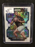 2021 PANINI PRIZM JAMIE NEWMAN WHITE SPARKLE PRIZM ROOKIE CARD RC PHILADELPHIA EAGLES