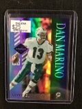 2003 LEAF LIMITED DAN MARINO SILVER SPOTLIGHT HOLOFOIL #'D 52/75 MIAMI DOLPHINS