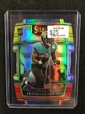 2021 PANINI SELECT TRAVIS ETIENNE JR RED AND YELLOW DIE CUT PRIZM ROOKIE CARD RC JAGUARS