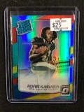 2017 PANINI DONRUSS OPTIC ALVIN KAMARA RARE RED YELLOW PRIZM RATED ROOKIE CARD RC SAINTS