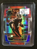 2021 PANINI SELECT KYLE PITTS RED WHITE BLUE DIE CUT PRIZM ROOKIE CARD RC ATLANTA FALCONS