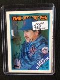 2018 TOPPS ARCHIVES DAVE JOHNSON AUTHENTIC AUTOGRAPH SIGNED CARD #'D 47/78 METS