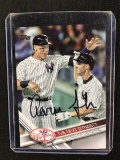 2017 TOPPS UPDATE AARON JUDGE AUTHENTIC AUTOGRAPH SIGNED ROOKIE CARD RC W/ PRO CERT COA