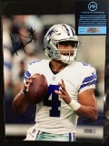 AUTHENTIC DAK PRESCOTT AUTOGRAPHED SIGNED 8X10 PHOTO HERITAGE AUTHENTICATION COA