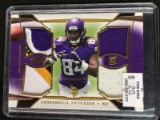 2013 TOPPS PRIME CORDARRELLE PATTERSON QUAD JERSEY PATCH RELIC ROOKIE CARD RC VIKINGS 43/75