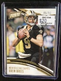 2015 PANINI THE NATIONAL NSCC DREW BREES GOLD #'D 05/50 NEW ORLEANS SAINTS