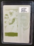 2013 PANINI CONTENDERS GREG JENNINGS RARE YELLOW PRESS PRINTERS PLATE #'D 1/1