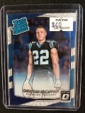 2017 PANINI DONRUSS OPTIC CHRISTIAN MCCAFFREY RATED ROOKIE CARD RC CAROLINA PANTHERS 49ERS