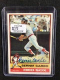 2020 TOPPS ARCHIVES SIGNATURE SERIES BERNIE CARBO AUTOGRAPH CARD #'D 36/44 BOSTON RED SOX
