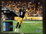 AUTHENTIC KENNY PICKETT AUTOGRAPHED SIGNED 8X10 PHOTO STEELERS HERITAGE AUTHENTICATION COA