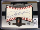 2003 UPPER DECK SWEET SPOT CLASSICS DENNIS ECKERSLEY AUTHENTIC AUTOGRAPH SIGNED CARD ATHLETICS