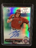 2017 BOWMAN CHROME ANDREW STEVENSON AUTOGRAPH SIGNED REFRACTOR CARD NATIONALS