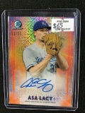 2021 BOWMAN CHROME MEGA BOX ASA LACY AUTOGRAPHED DAWN OF GLORY ORANGE REF #'D 12/25