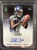 2014 PANINI ROOKIES AND STARS PAUL RICHARDSON LONGEVITY AUTOGRAPH SIGNED ROOKIE CARD RC