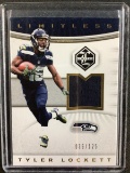 2017 PANINI LIMITED TYLER LOCKETT JERSEY RELIC CARD #'D 036/125 SEATTLE SEAHAWKS