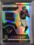 2017 PANINI SPECTRA LAMAR MILLER SILVER PRIZM JERSEY RELIC CARD HOUSTON TEXANS