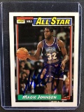 1992-93 TOPPS MAGIC JOHNSON NBA ALL STARS AUTHENTIC AUTOGRAPH SIGNED CARD PRO CERT COA