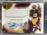 2017 PANINI ORIGINS SAMAJE PERINE ROOKIE PATCH AUTOGRAPH SIGNED ROOKIE CARD RC REDSKINS BV$$