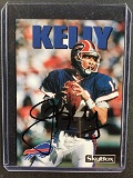 1992 SKYBOX FOOTBALL JIM KELLY AUTHENTIC AUTOGRAPH SIGNED CARD RED CARPET AUTHENTICS COA