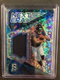 2017 PANINI SPECTRA D'ONTA FOREMAN JERSEY RELIC NEON BLUE PRIZM ROOKIE CARD RC TEXANS