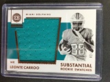 2016 PANINI ENCASED LEONTE CARROO JUMBO JERSEY RELIC SWATCHES ROOKIE CARD RC DOLPHINS