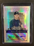 2007 BOWMAN STERLING RONNY BOURQUIN REFRACTOR AUTOGRAPH SIGNED CARD #'D 115/199